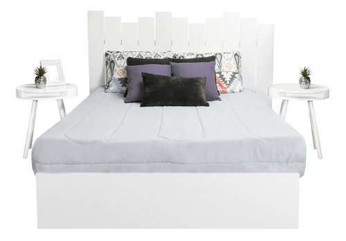 Mo Gdl Recamara Bratto Matrimonial Desarmable Color Blanco