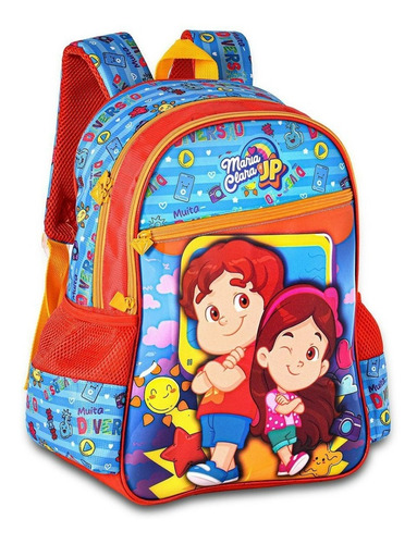 Mochila Maria Clara E Jp Infantil Costas Com Estojo Duplo