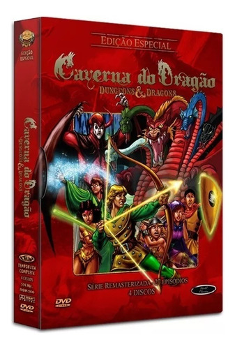 Caverna Do Dragão - Box Com 4 Dvds - Willie Aames - Don Most