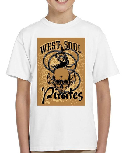 Remera De Niño West Soul Pirates
