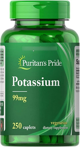 Potassium 250 Tabletas Puritan - Unidad a $400