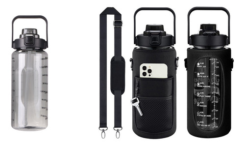 Copa Deportiva Al Aire Libre De 2 Litros Con Funda Protector