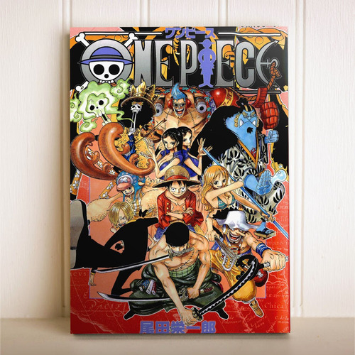 Placa Decorativa Anime One Piece Tripulação Luffy