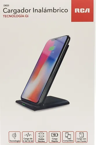 Cargador Celular Inalambrico 10w Certificacion Qi Cw020 Cuotas