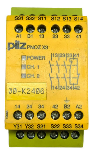 Pilz Pnoz X3 774311 42vac 24vdc 3n/o 1n/c 1so