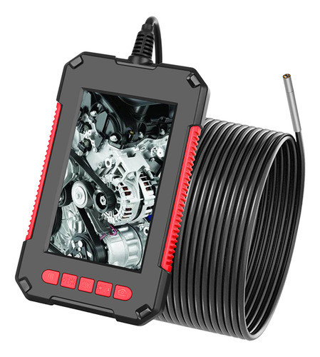 Endoscopio Con Lente Industrial Led De Inspección De 9 Mm, 6