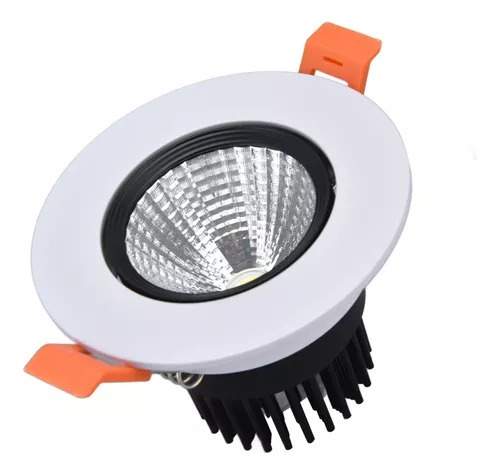 Foco Empotrable Led 7w - 9cm, 630 Lm, Regulable, Embutido