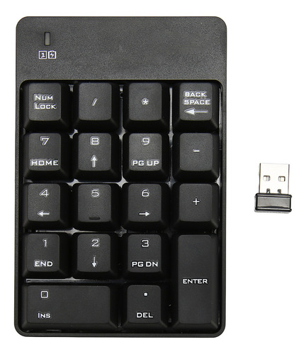 Teclado Numérico Inalámbrico Sk 51ag 2.4g, 18 Teclas, Prensa