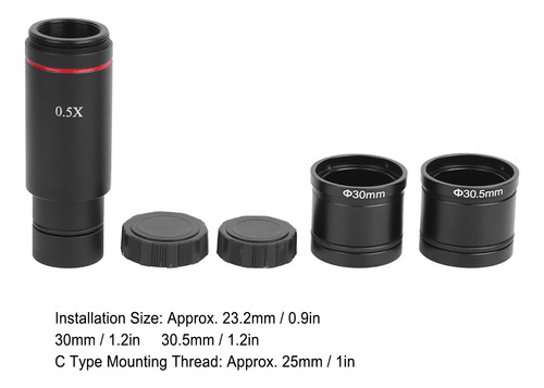 Adaptador De Cámara De Microscopio 0,5x Veces Cmount Para Am