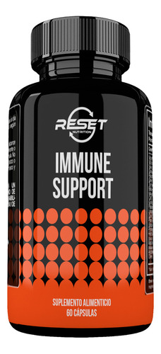 Reset Nutrition Immune Support 60 Cápsulas Suplemento Alimenticio para Fortalecer el Sistema Inmunológico Proteger contra Resfriados y Aumentar la Vitalidad