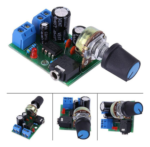Placa Superamplificadora Lm386, 3 V-12 V, 0,5 W-10 W, Altavo