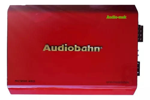 Amplificador Bluetooth 4 Canales Rojo CA-1212RD