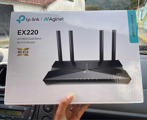 Router Tp-link Dualband Ex220 Wifi 6 Ax1800