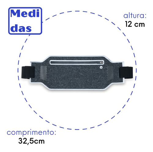 Bolsa Cintura Anti Furto Money Viagem Doleira Documento