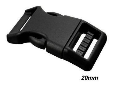 Click Clack Zafari 20mm Color Negro