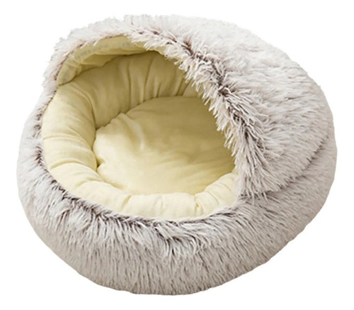 Cama Para Mascotas, Redonda, Suave, De Felpa, Nido, Cueva, A