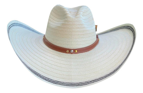 Sombrero 21 Fibras Hormado Blanco Rigido Original