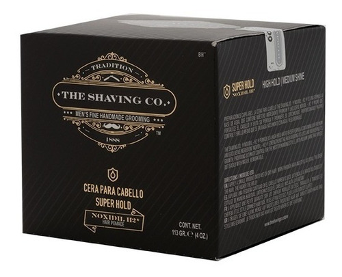 Kit X2 Pomada Cabello The Shaving Co Super Hold Brillo Medio