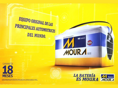 Imagen 6 de 7 de Batería Moura M22gd 12x65 A/h Peugeot 408 1,6