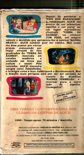 Vhs Dvd Alice No Pais Das Maravilhas Espelhos Xadrez