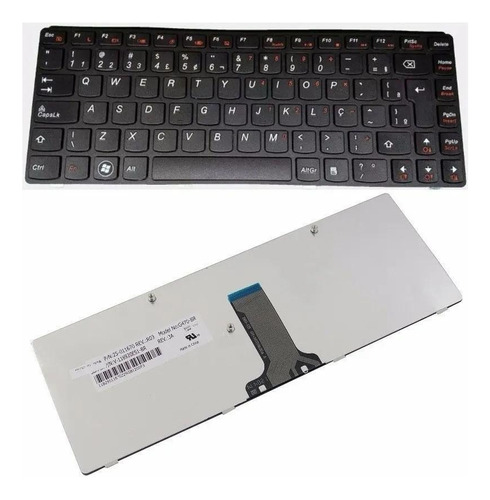 Teclado Notebook Le Ideapad G475 G470 25-011676 Br