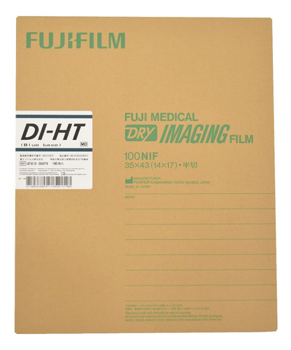 Pelicula Fuji 14x17 Diht Térmica Placas De Rayos X Rx 100 H
