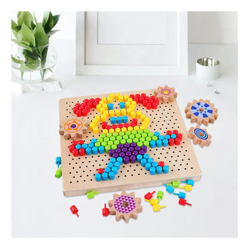 Bake Hongo De Madera Diy Aprendizaje Temprano 3d For Niños Y