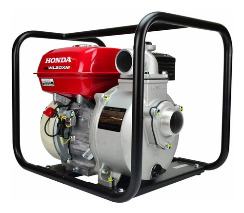Imagen 3 de 8 de Motobomba Autocebante Con Alerta 4.8 Hp 2x2 Honda Wl20xm-mfx