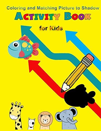 Libro: Coloring And Matching Picture To Shadow Activity Book