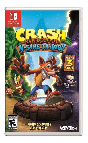 Crash Nintendo Switch Juego Nuevo Crash Bandicoot