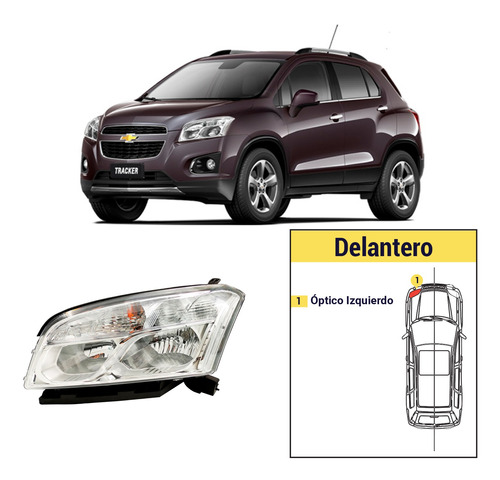 Óptico Izquierdo Chevrolet Tracker 2013 - 2015