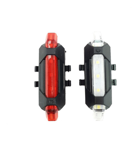 Combo 2 Luces Led En Colores Bicicleta  Resistente Lluvia 