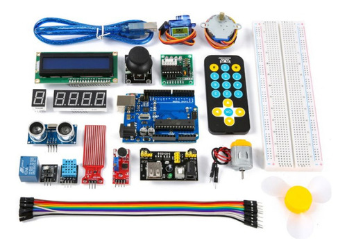 Kit Uno R3 Avançado Arduino Compatível - 256 Peças