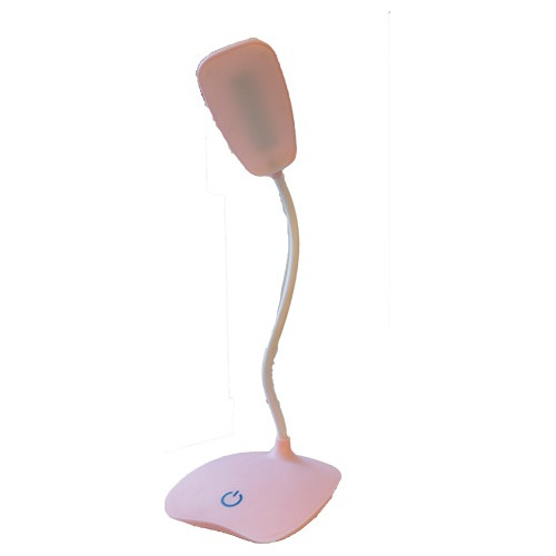  Lamapara Portátil Recargable Led Flexible Táctil Usb Rosa