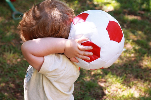 Pelota De Aprendizaje Para Bebes Rellena Con Guata Grande