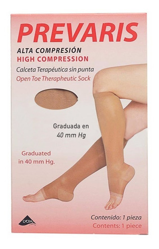  Tobimedia De Alta Compresion 40mmhg A La Rodilla Prevaris 