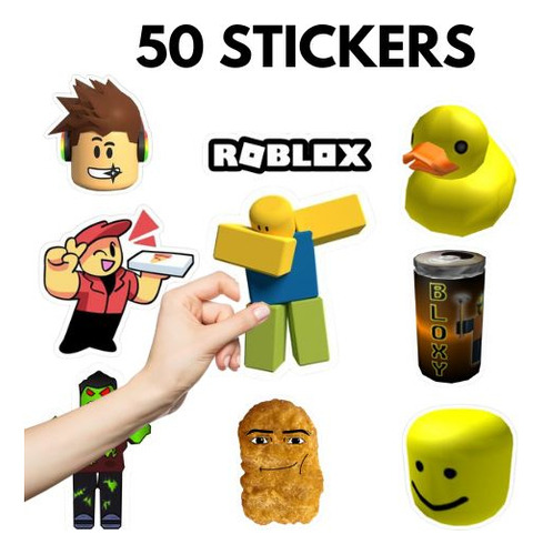 Roblox 50 Stickers Roblox Diseños Variados