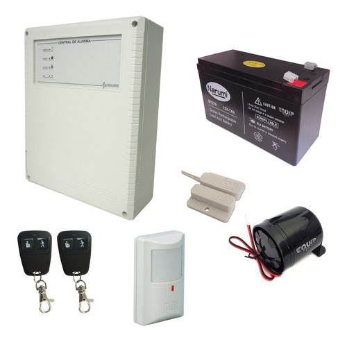 Kit Seguridad Alarma Casa X-28 Completo Económico Sensores