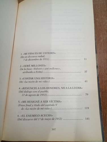 Libro Santa Evita Tomás E. Martínez Planeta 1996 (Usado)