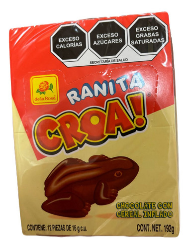 Chocolate Ranita Croac 12pz