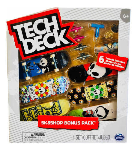 Tech Deck Set Sk8 Shop Blind Paquete De 6 Patinetas Dedos