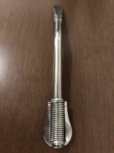 Imagen 1 de 6 de Bombilla De Resorte Hecha En Acero Inoxidable (desarmable)