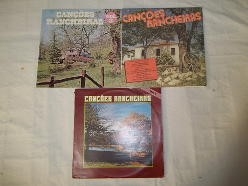 Lote 3 Lps Canções Raqncheiras Disco Vinil 