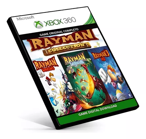 Rayman Origins + Rayman Legends Mídia Digital Xbox 360 - Jogos