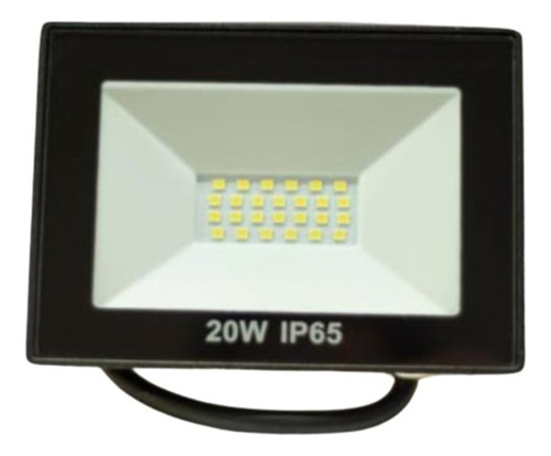 Foco P/ Exterior Ip65 20w Smd 180-300v 20w 6500k Ref_022