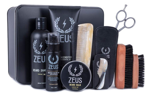 Zeus Kit Definitivo Para El Cuidado De La Barba Y El Bigote: