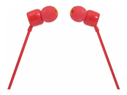 Fone de ouvido in-ear JBL Tune 110 JBLT110 red