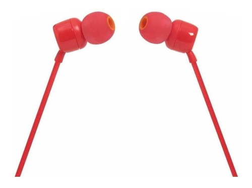 Audífonos in-ear JBL Tune 110 JBLT110 red