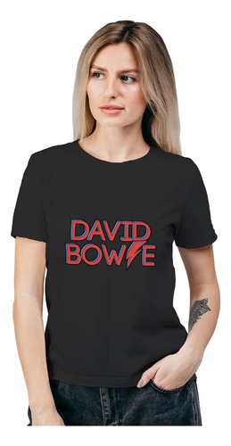 Polera Mujer David Bowie Rayo Musica Algodón Orgánico Wiwi