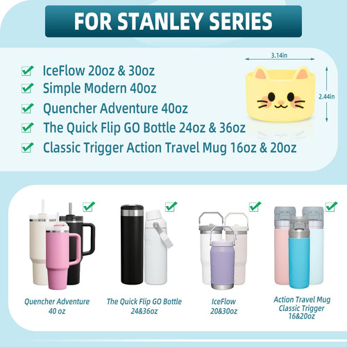 Water Bottle Boot Tizuxa For Stanley Cup 1.2l & 600ml
